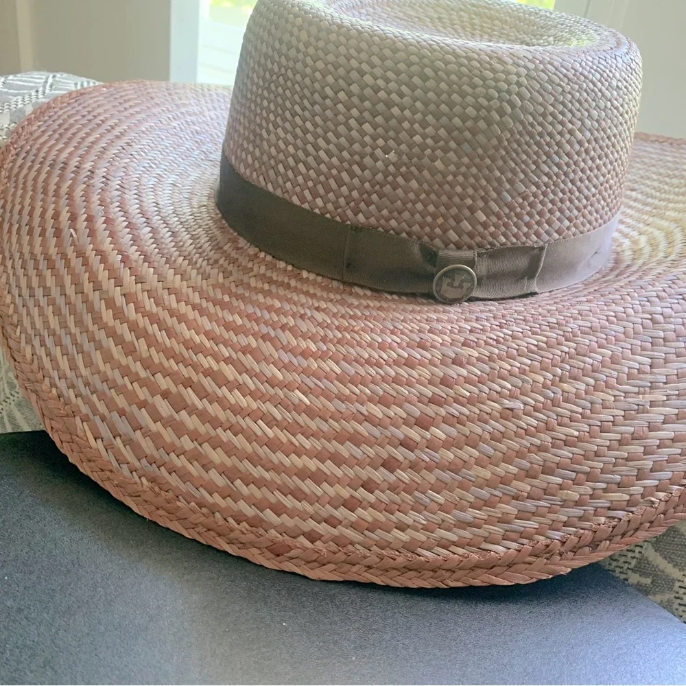 Goorin Bros. King of the West Straw Hat Size Large 7 1/4–7 3/8 + Hat Box - Picture 6 of 13